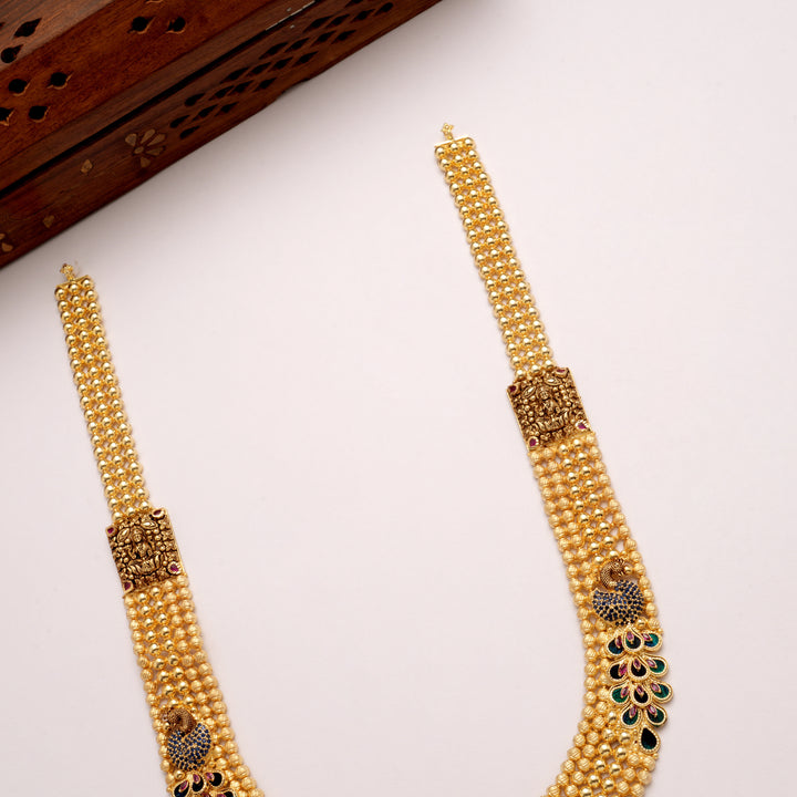 Beautiful Peacock Motif Design Golden Haram