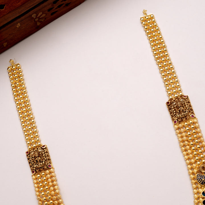 Beautiful Peacock Motif Design Golden Haram
