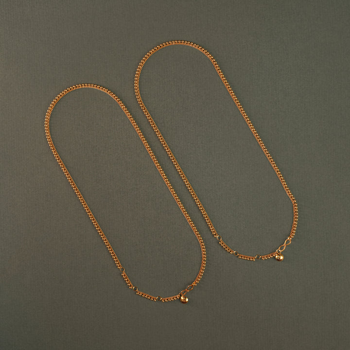 Customised Gold Beaded Design Baby Arunakodi