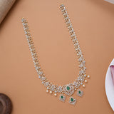 Vibrant Stone with Floral Pear Drops Golden Haram