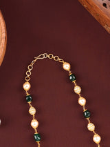 Golden Grace Green Beaded Chain