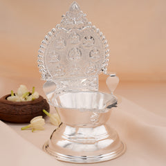 Heritage Divine Asta Lakshmi Silver Vilaku