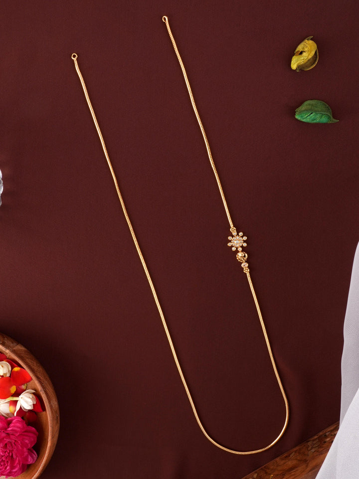 Floral Sparkle Mugappu Chain