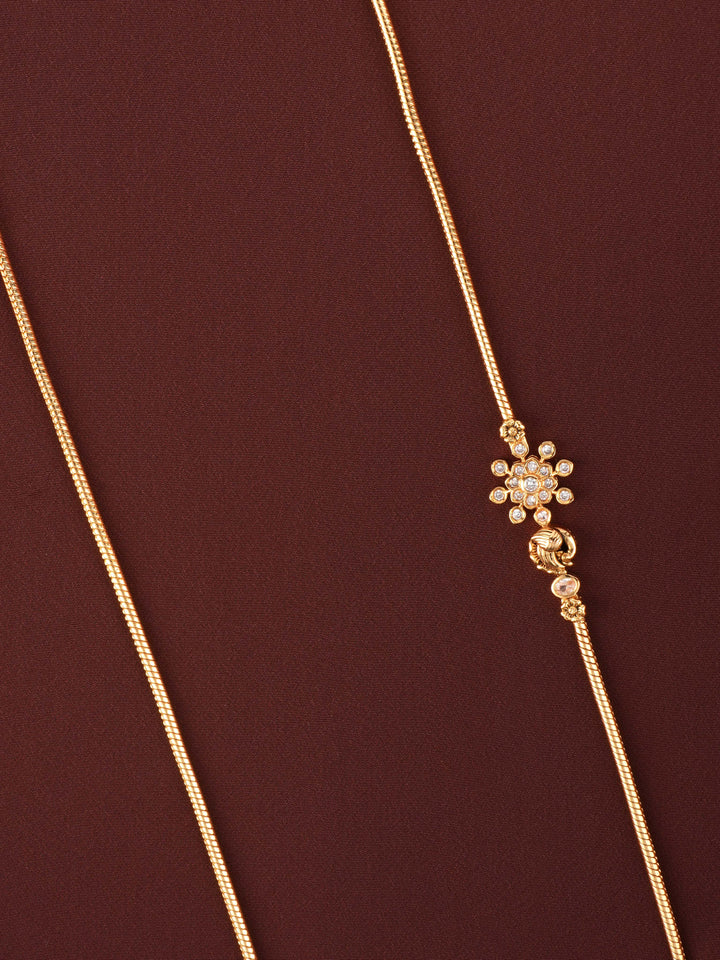 Floral Sparkle Mugappu Chain