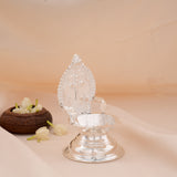 Sacred Cross with Lotus Silver vilaku