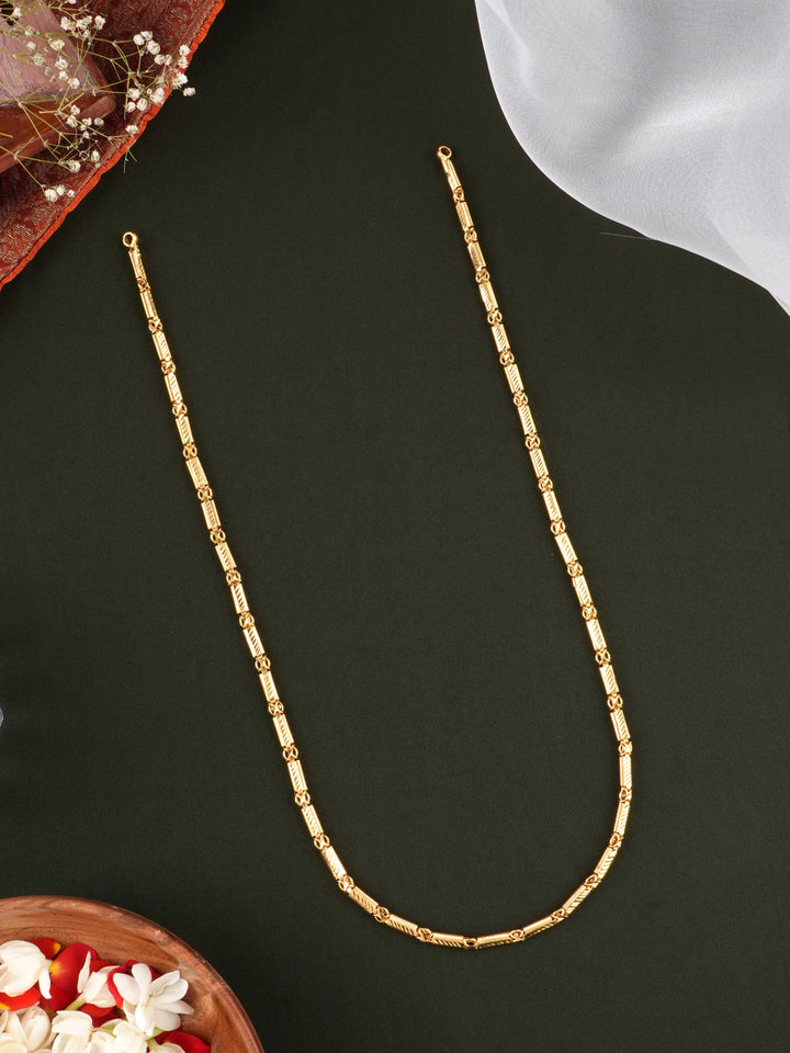Classic Golden Look Tube Link Chain