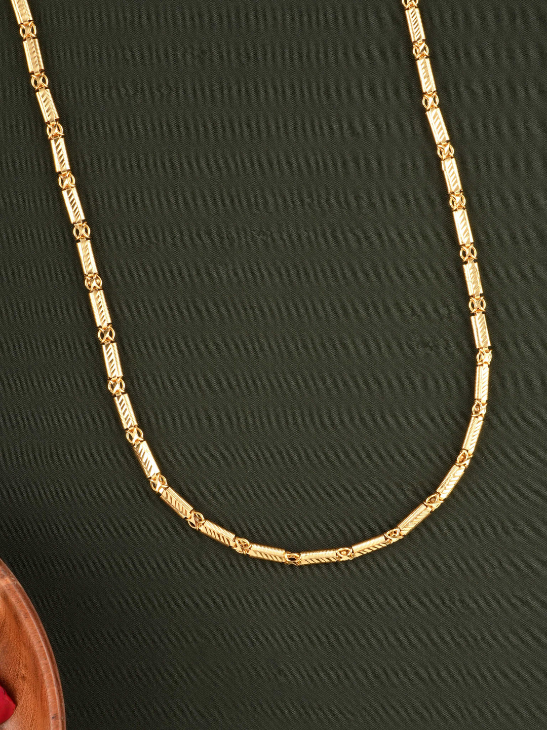 Classic Golden Look Tube Link Chain