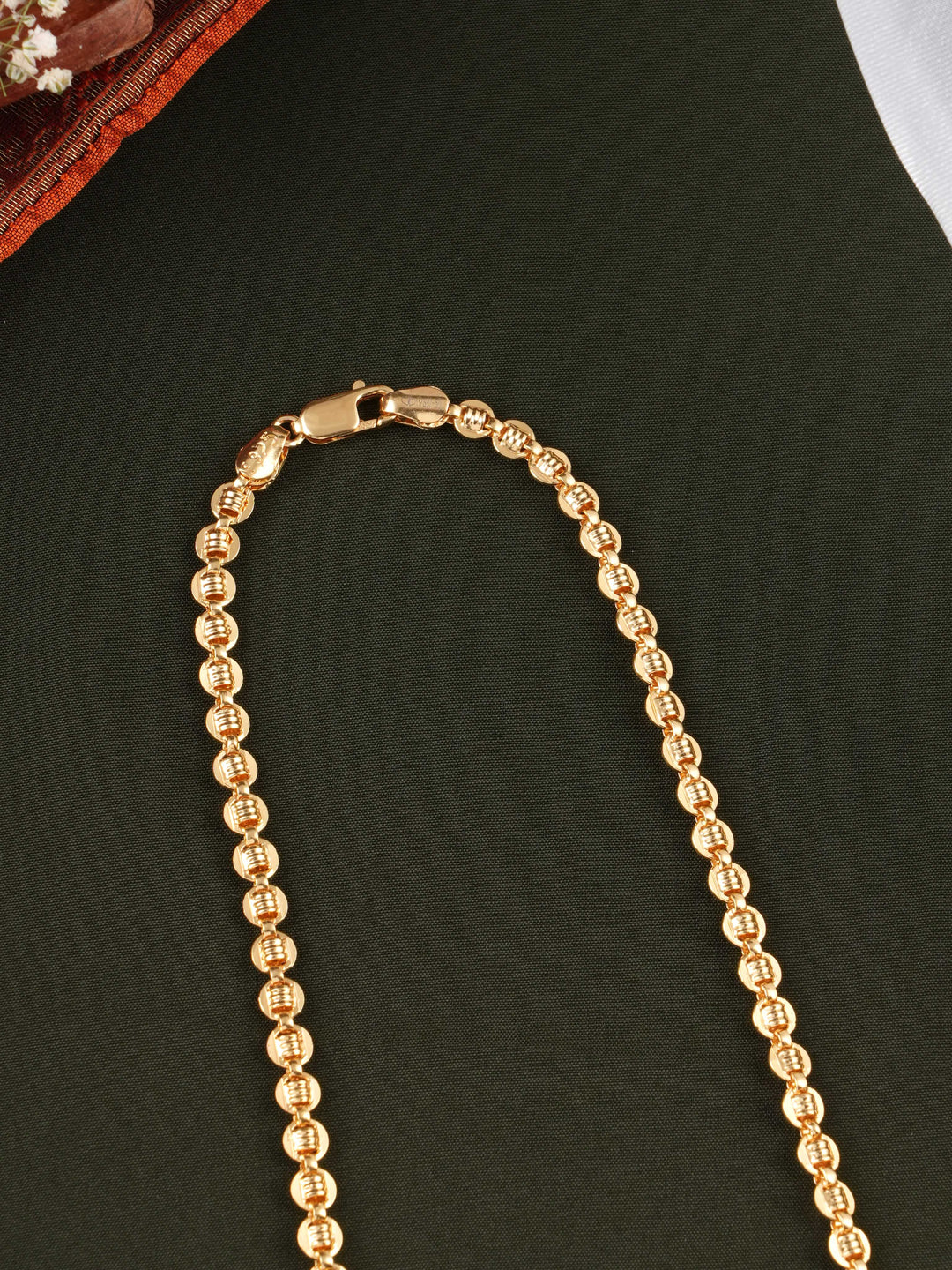 Imperial Mesh Silver Gold Plated Chain