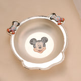 Mickey Mouse Baby Silver Plate and Spoon