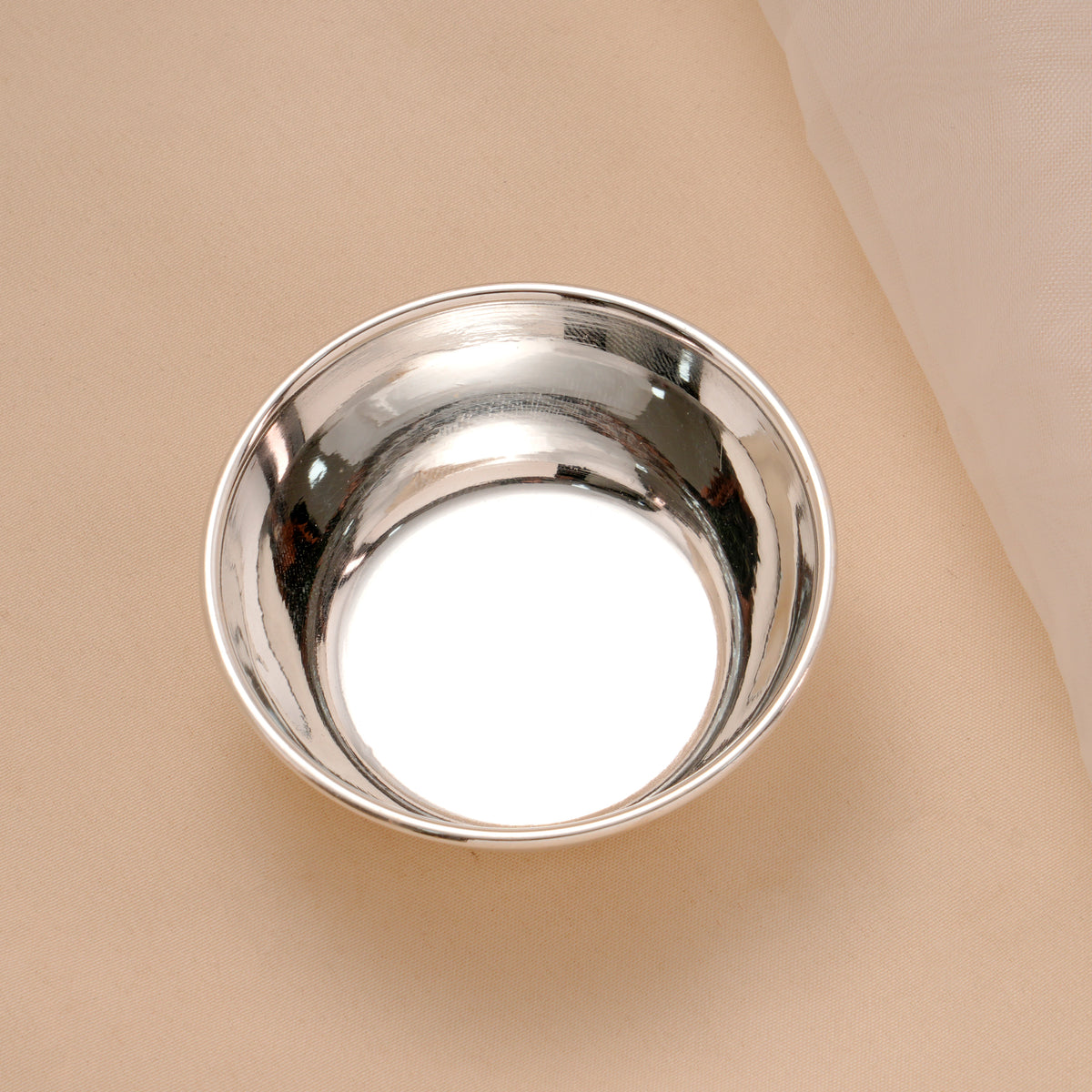 Micky Mouse Silver Bowl and Spoon Set