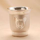 Micky Mouse Silver Bowl and Spoon Set
