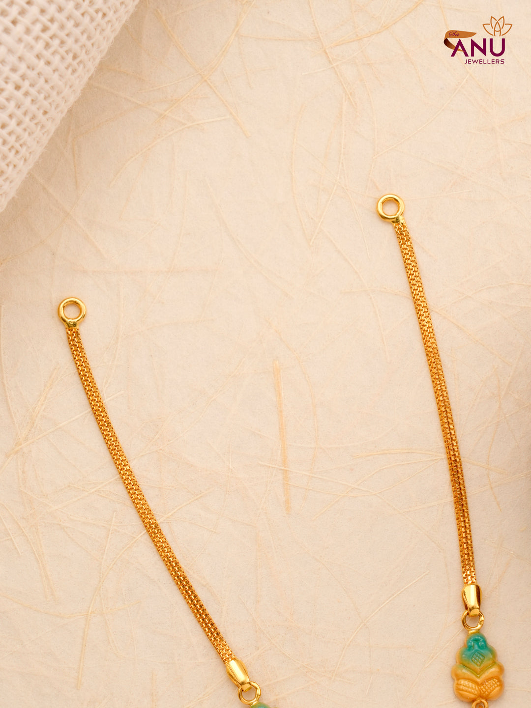 Divine Nagas Lakshmi Temple Gold Necklace