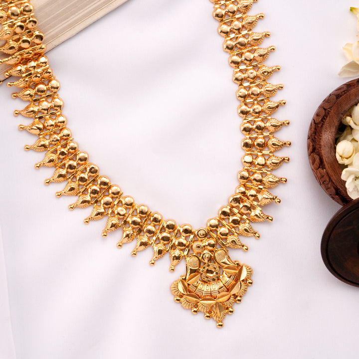 Traditional Kerala Silver Gold Plated Haram