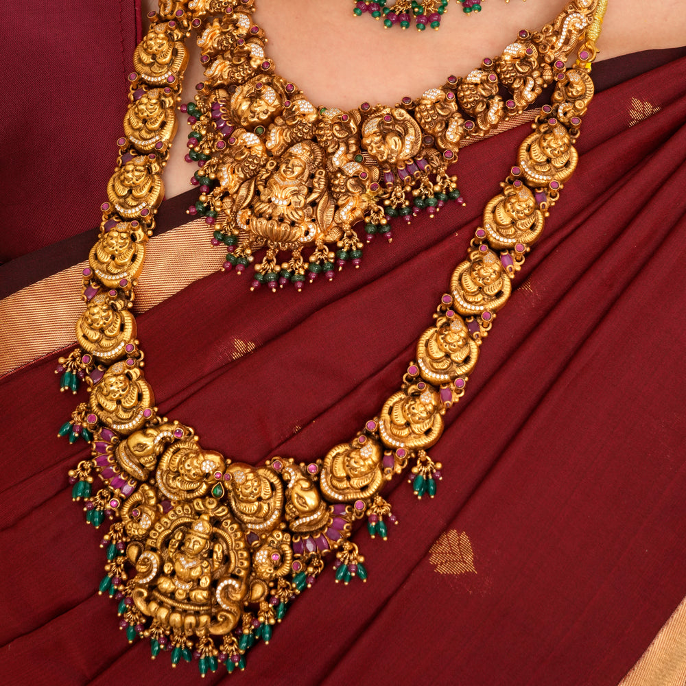 Lakshmi Kemp Beads Temple Haram