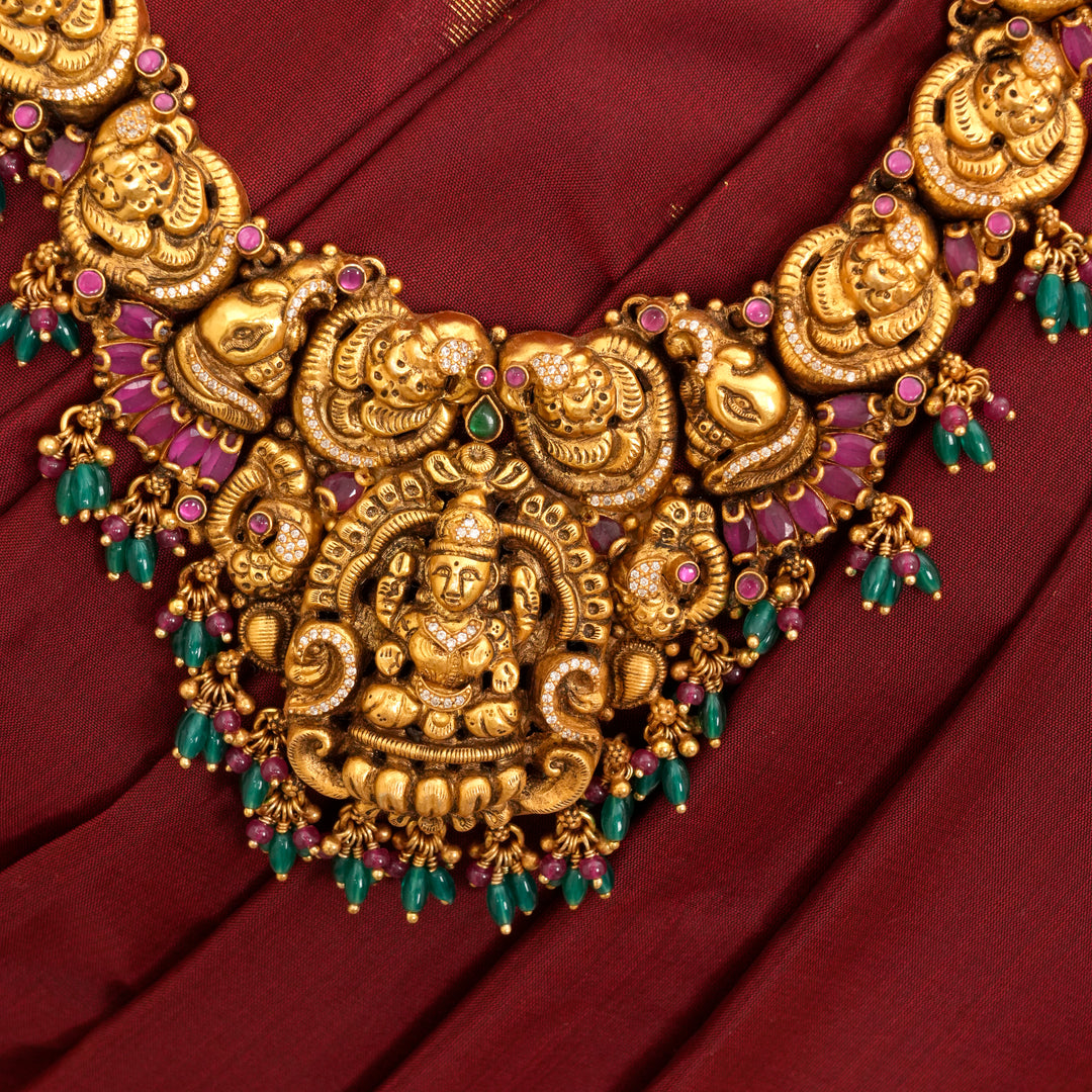 Lakshmi Kemp Beads Temple Haram