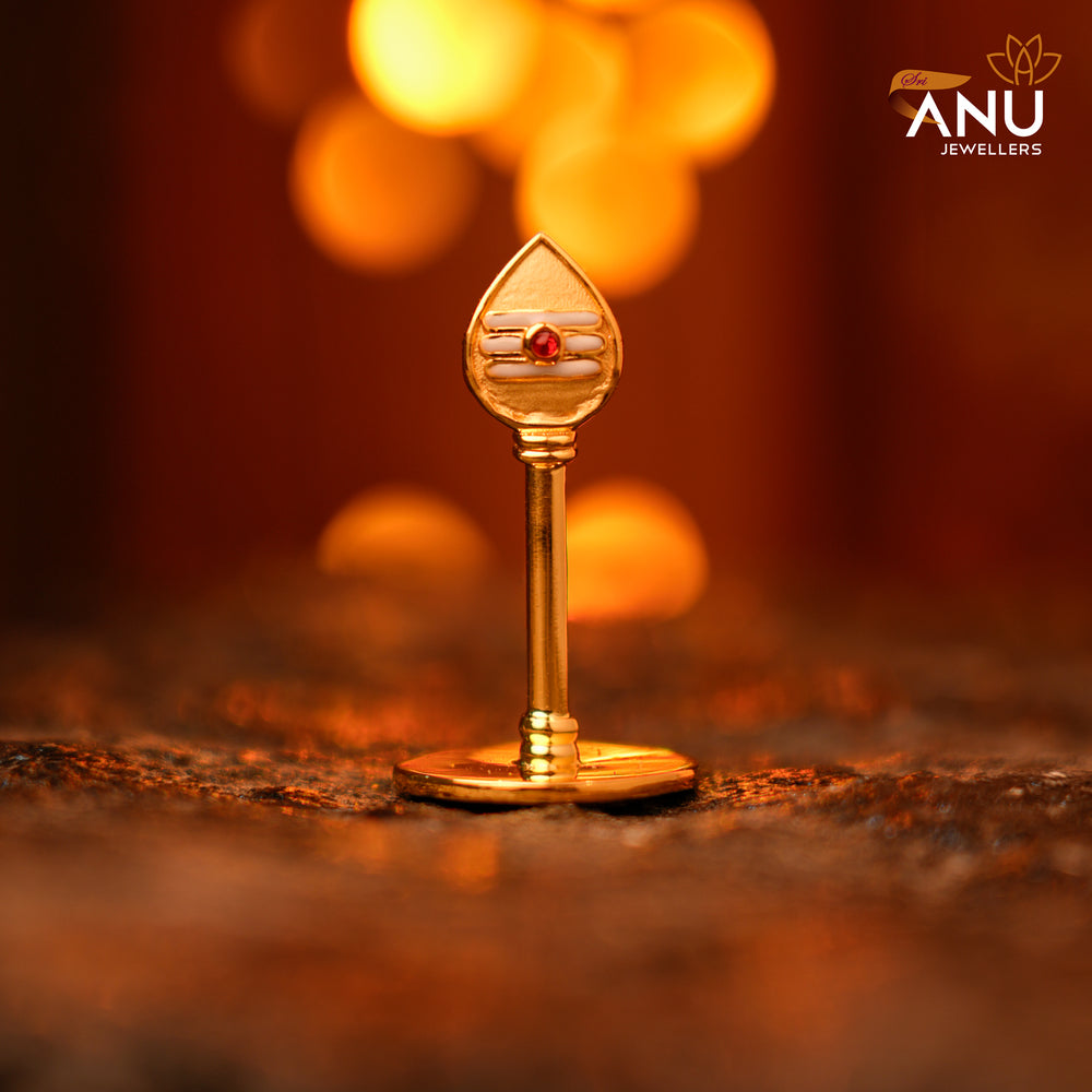Customised Devotional Gold Vel Stand
