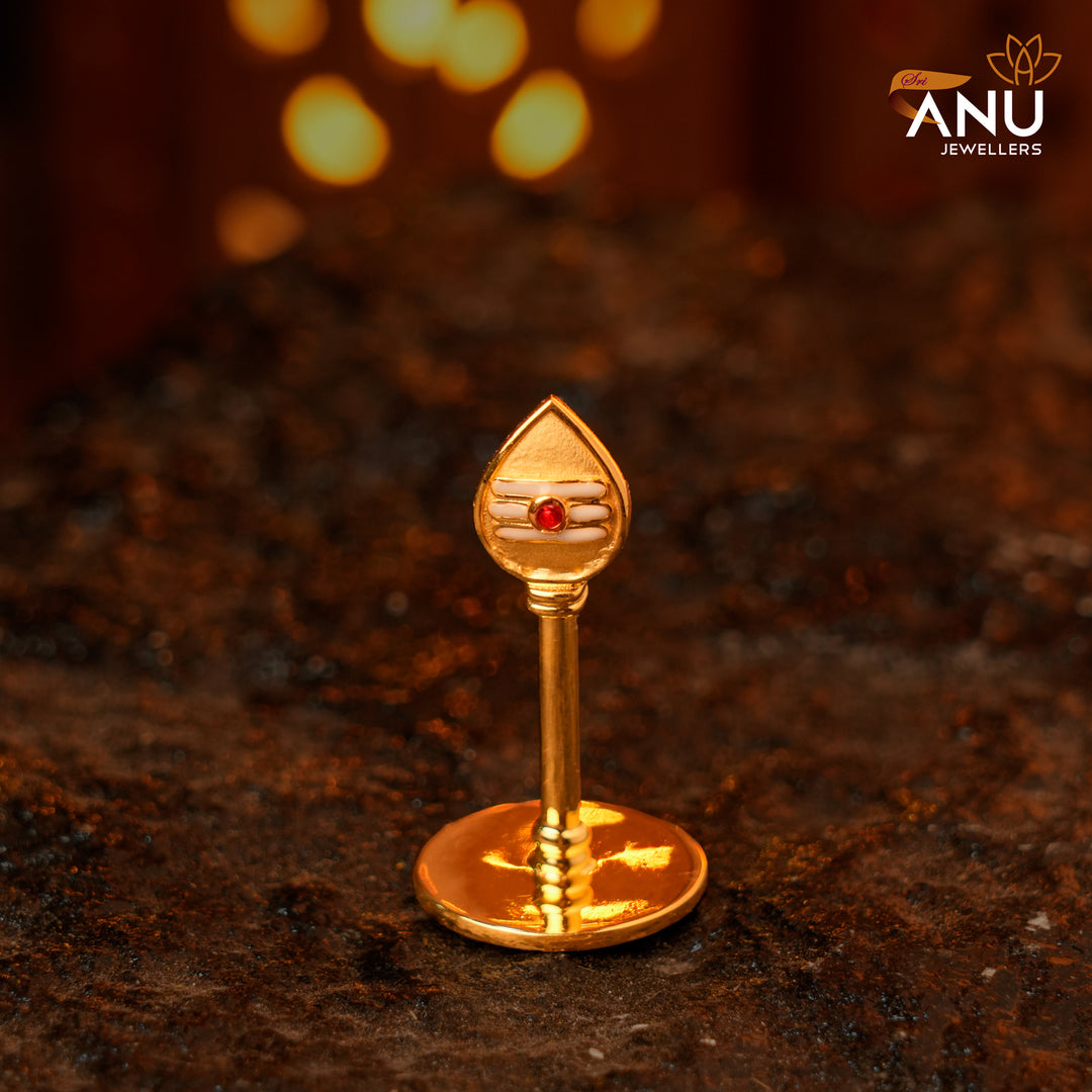 Customised Devotional Gold Vel Stand