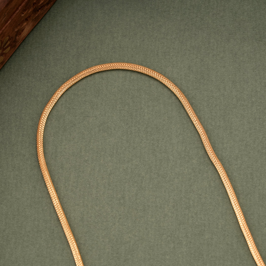 Elegant Lakshmi Design Gold Plated Mugappu Chain