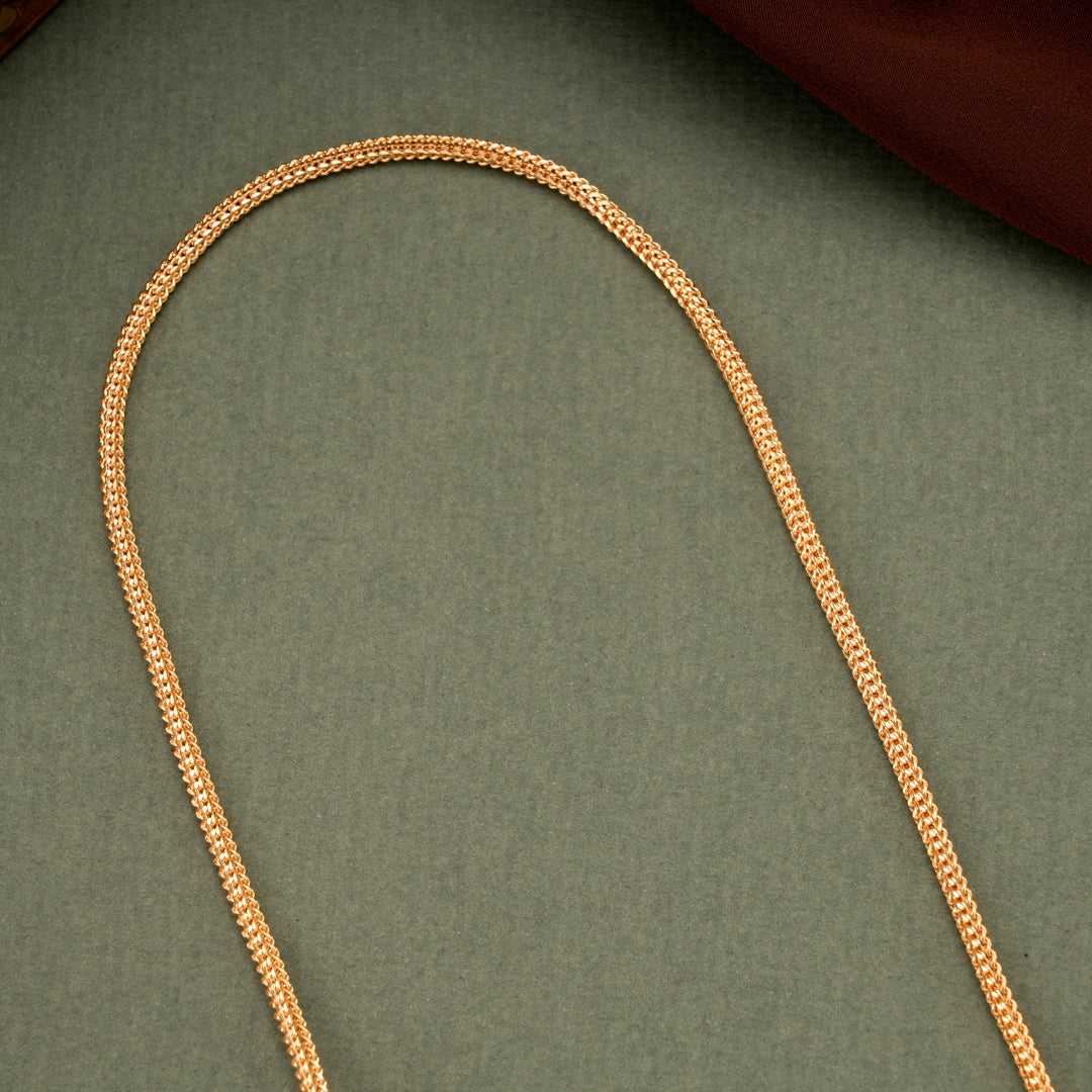 Devotional Lakshmi with Elephant Golden Mugappu Chain