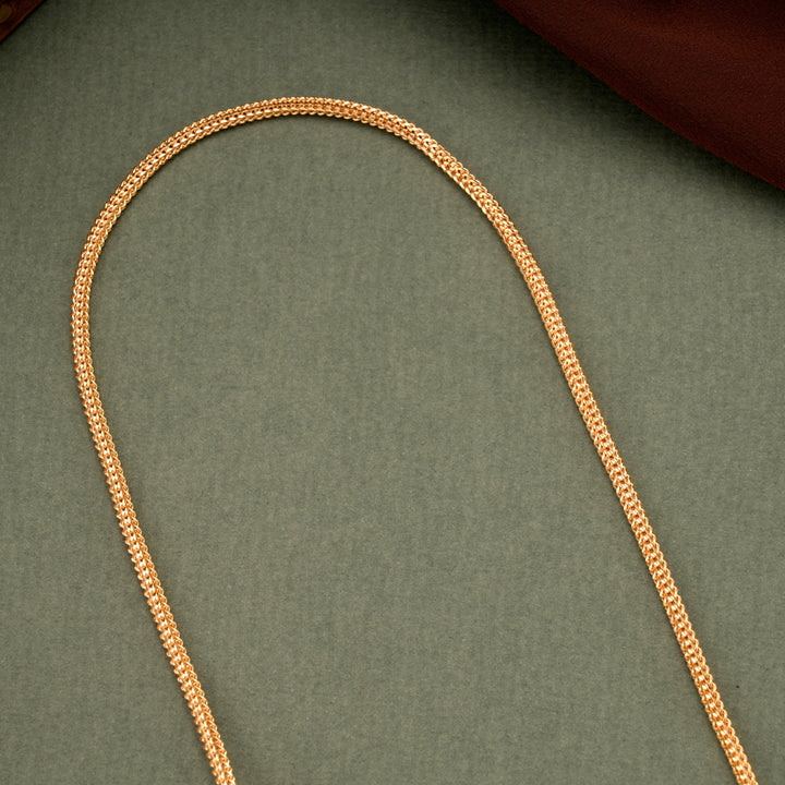 Devotional Lakshmi with Elephant Golden Mugappu Chain