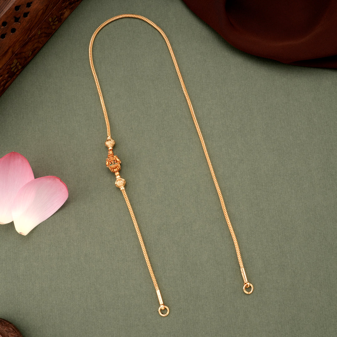 Divine Nagas Lakshmi Elephant Mugappu Chain