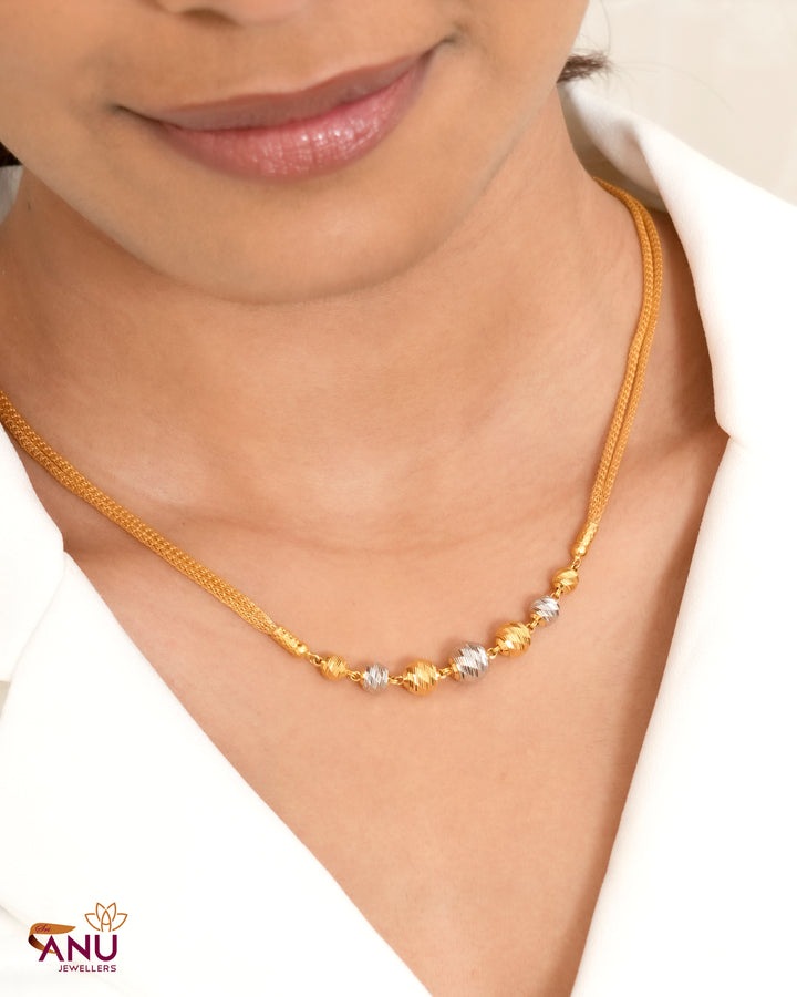 Modern Gold Balls Design Chain