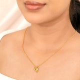 Luxury Deer Head Gold Pendant