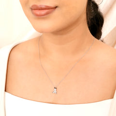Rabbit Pendant Design Silver Chain