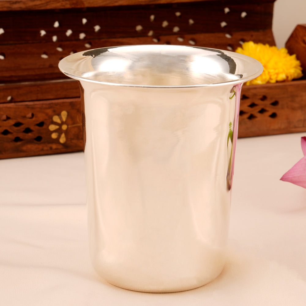 Classic Shinning Designed Silver Tumbler