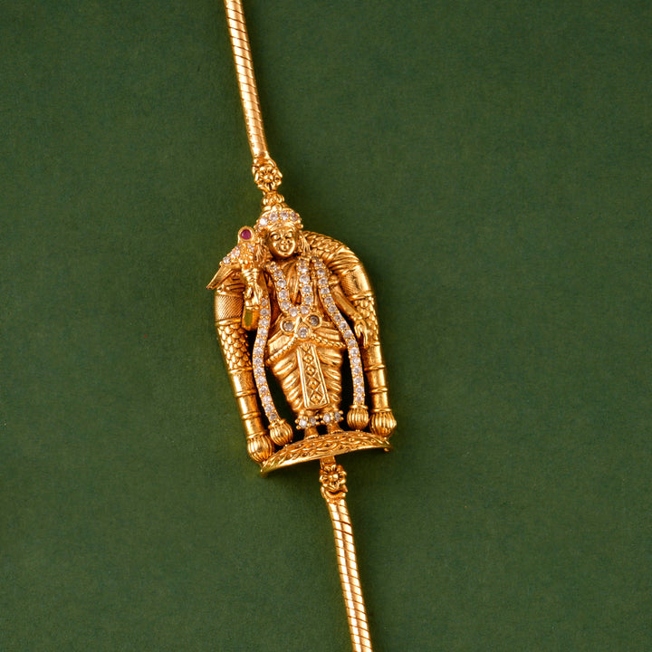 Devotional Meenakshi Amman Mugappu Chain