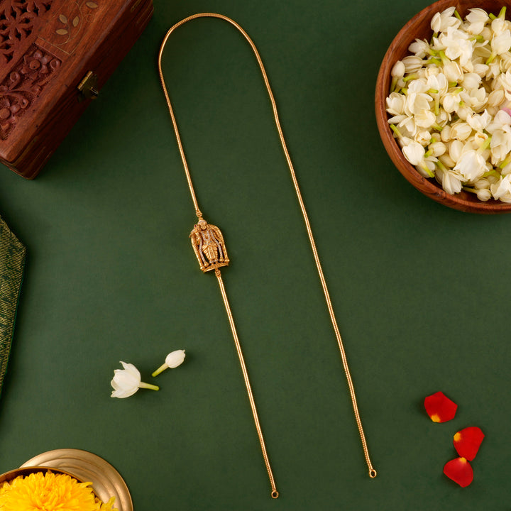 Devotional Meenakshi Amman Mugappu Chain