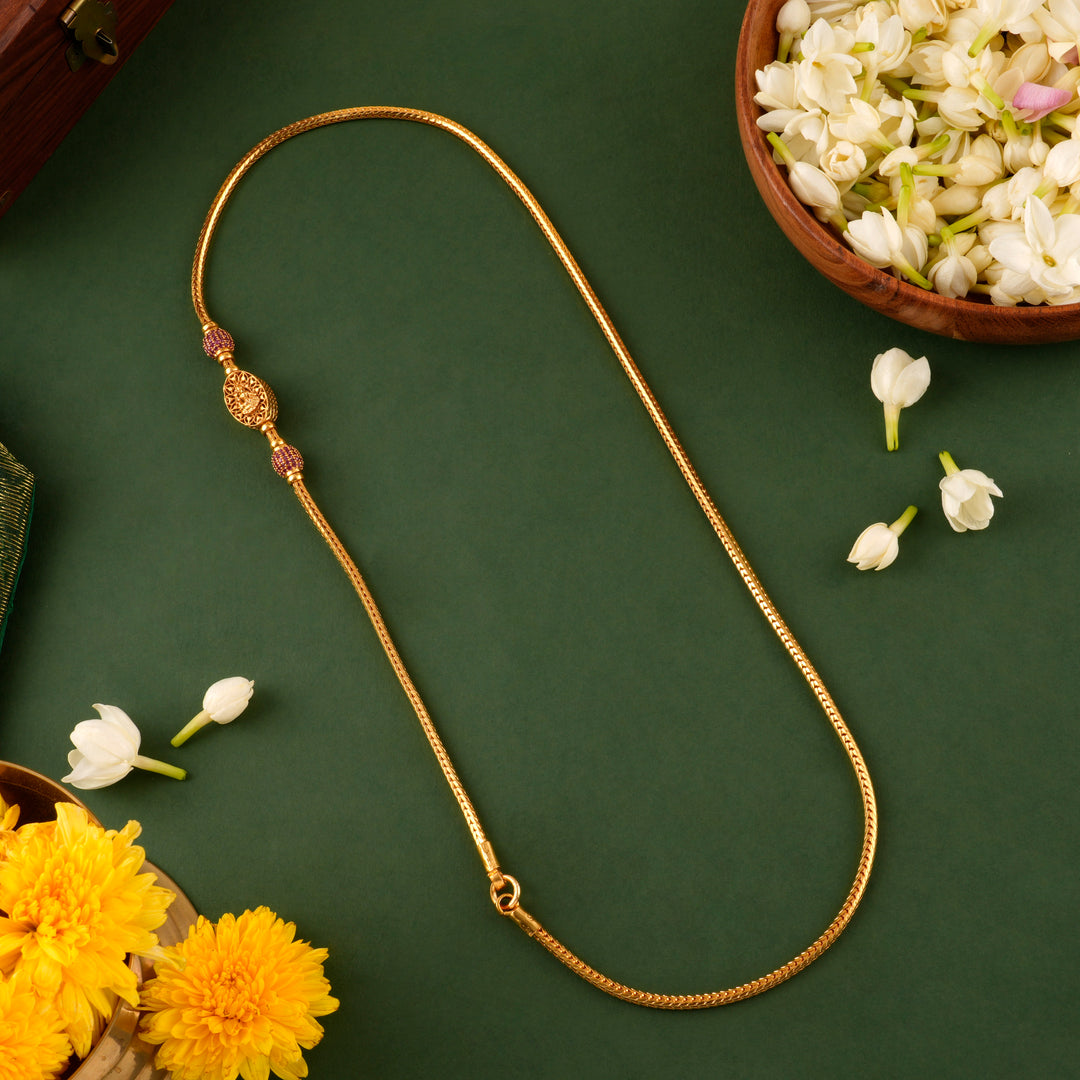 Eternal Bless Lakshmi Mugappu Chain