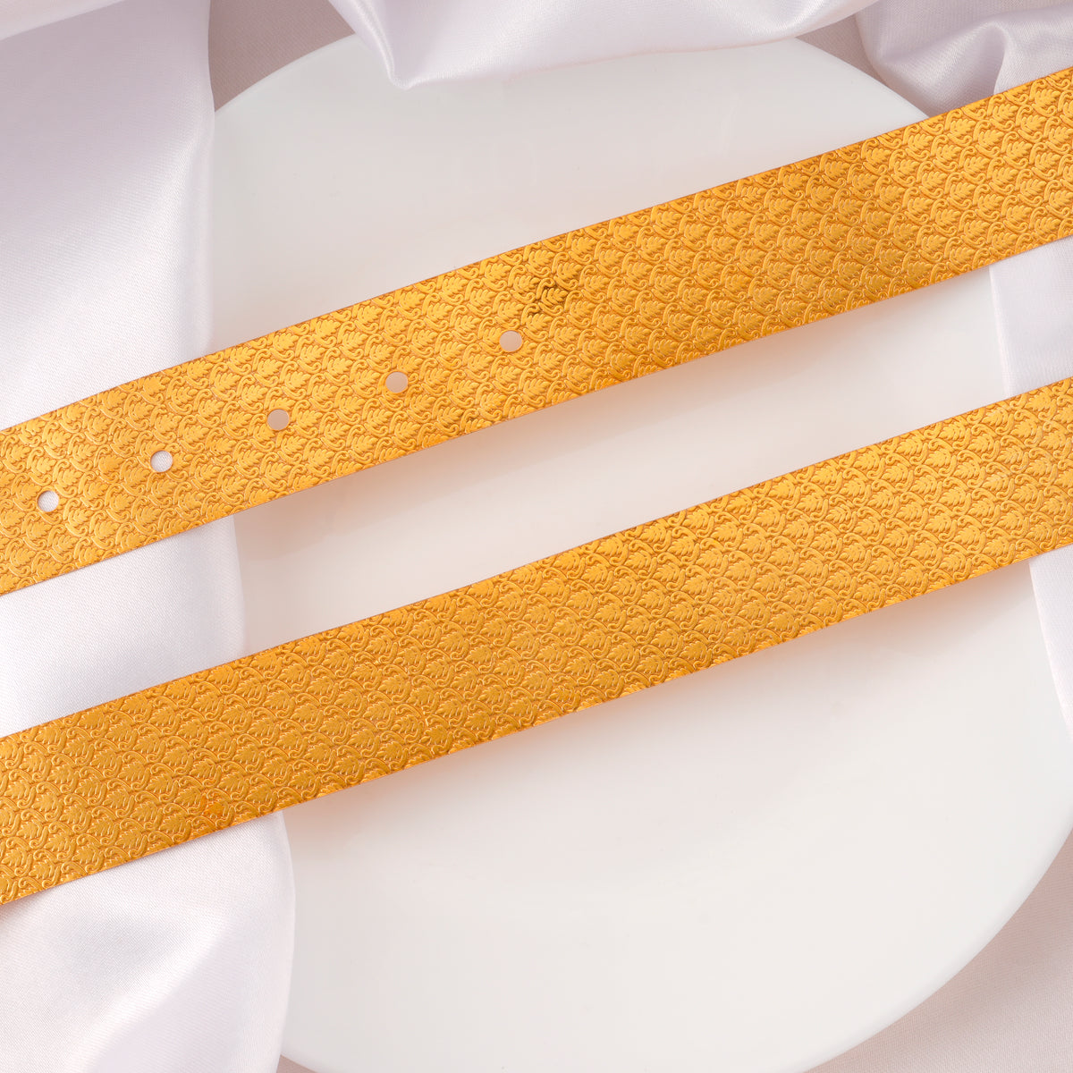 Shining Backside Gold-Plated Oddiyanam Belt