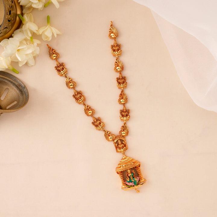 Temple Style Nagas Lakshmi Necklace