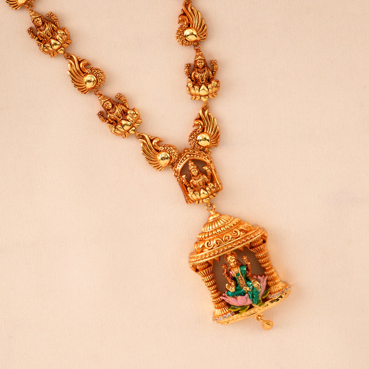 Temple Style Nagas Lakshmi Necklace