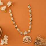 Emerald & Ruby Gold-Plated Necklace