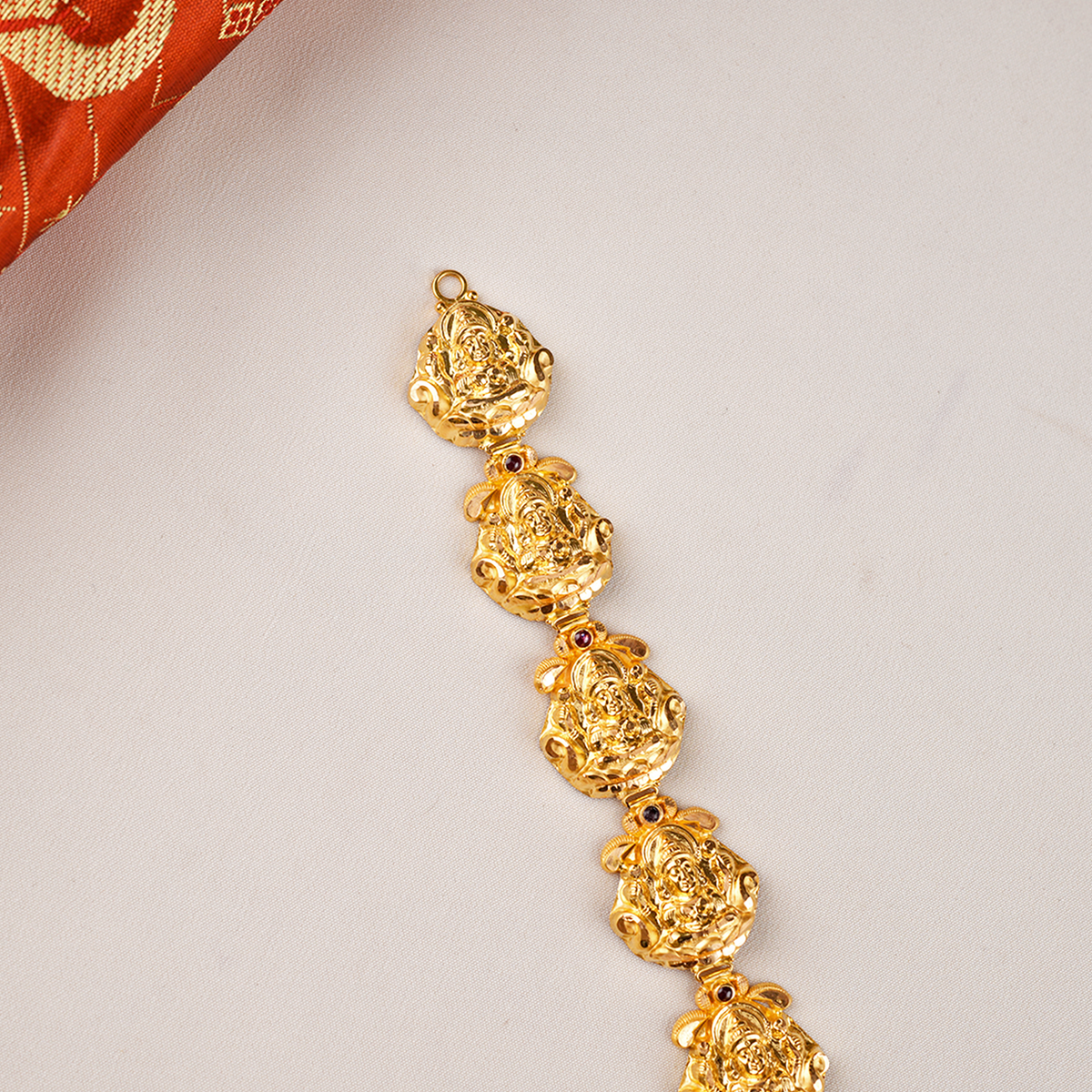 Goddess Lakshmi Traditional Gold Haram