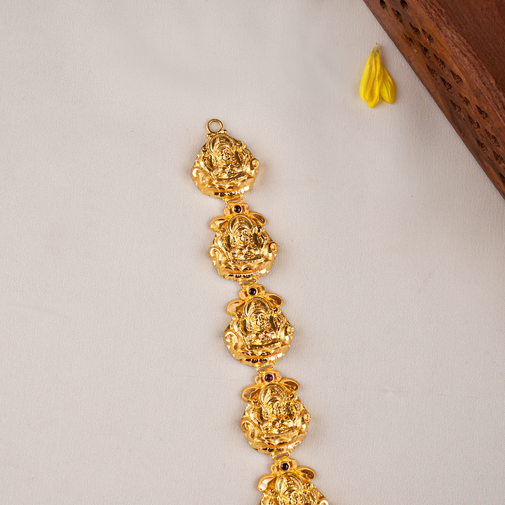 Goddess Lakshmi Traditional Gold Haram