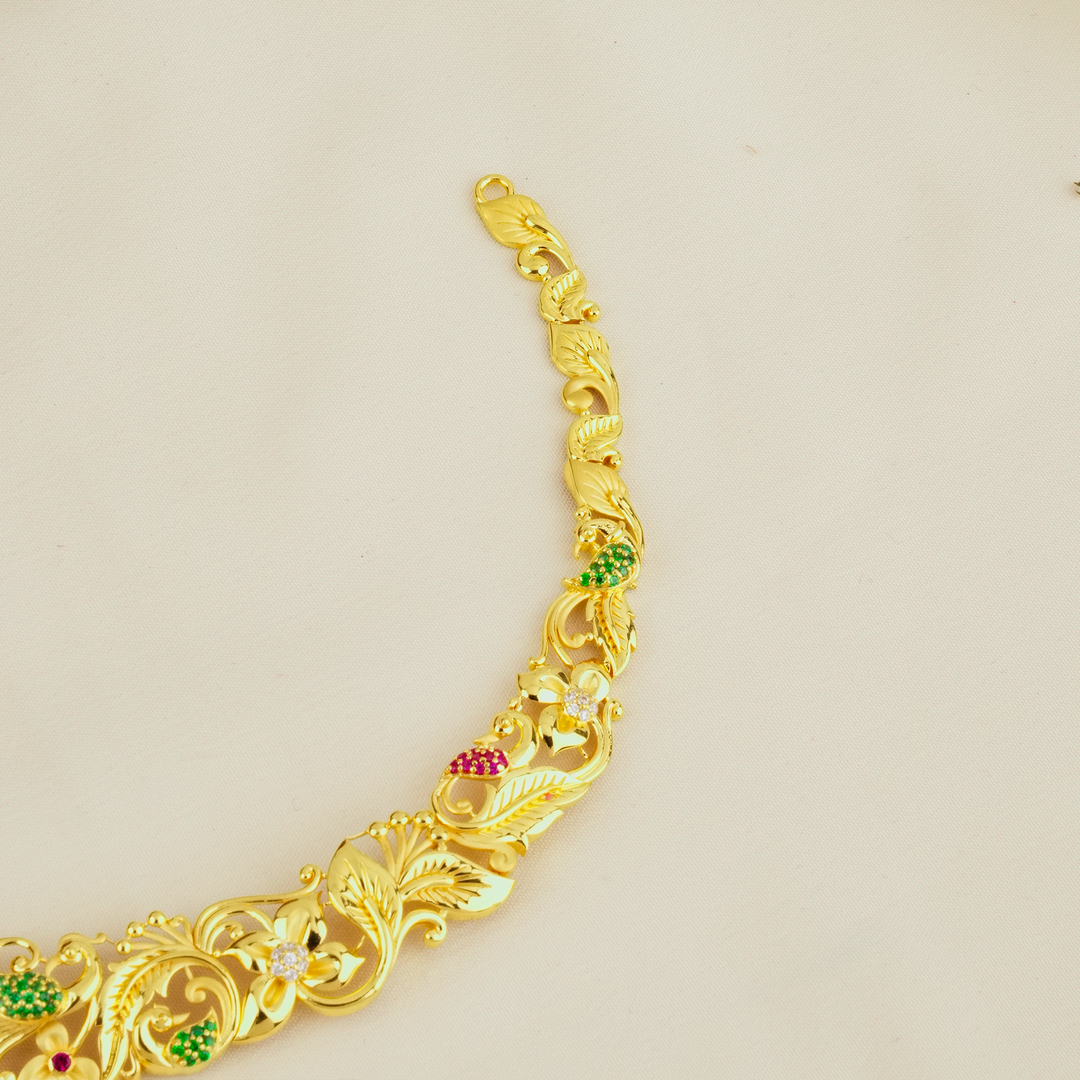 Blossom Centerpiece Gold Necklace