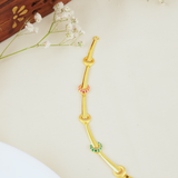 Elegant Party Wear Gold Pendant Necklace