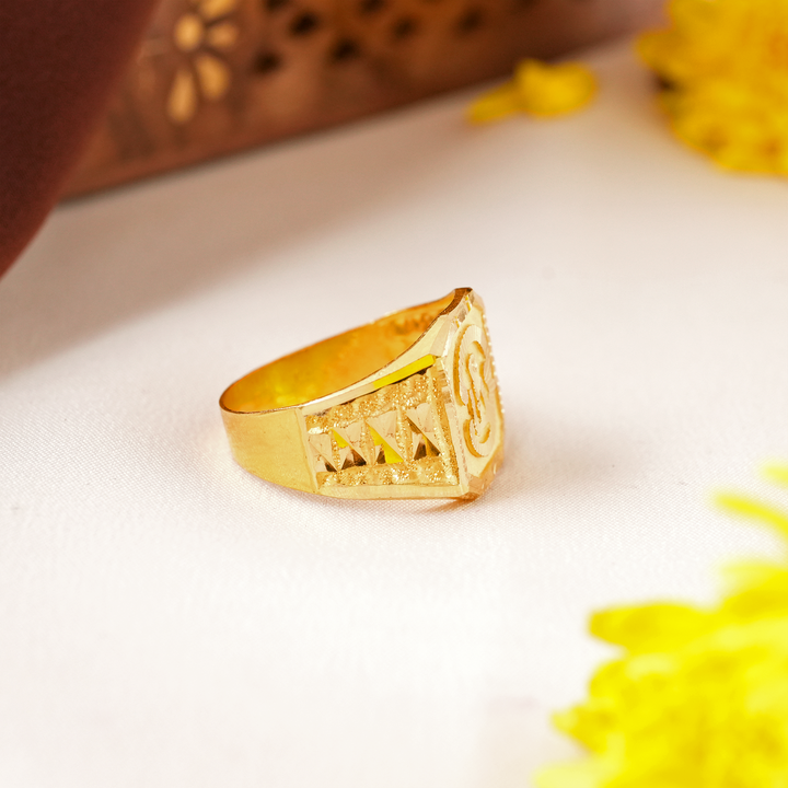 Divine OM Gold Men's Ring