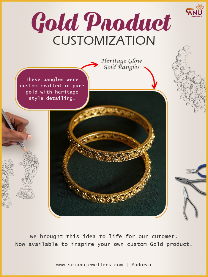 Heritage Glow Gold Bangles