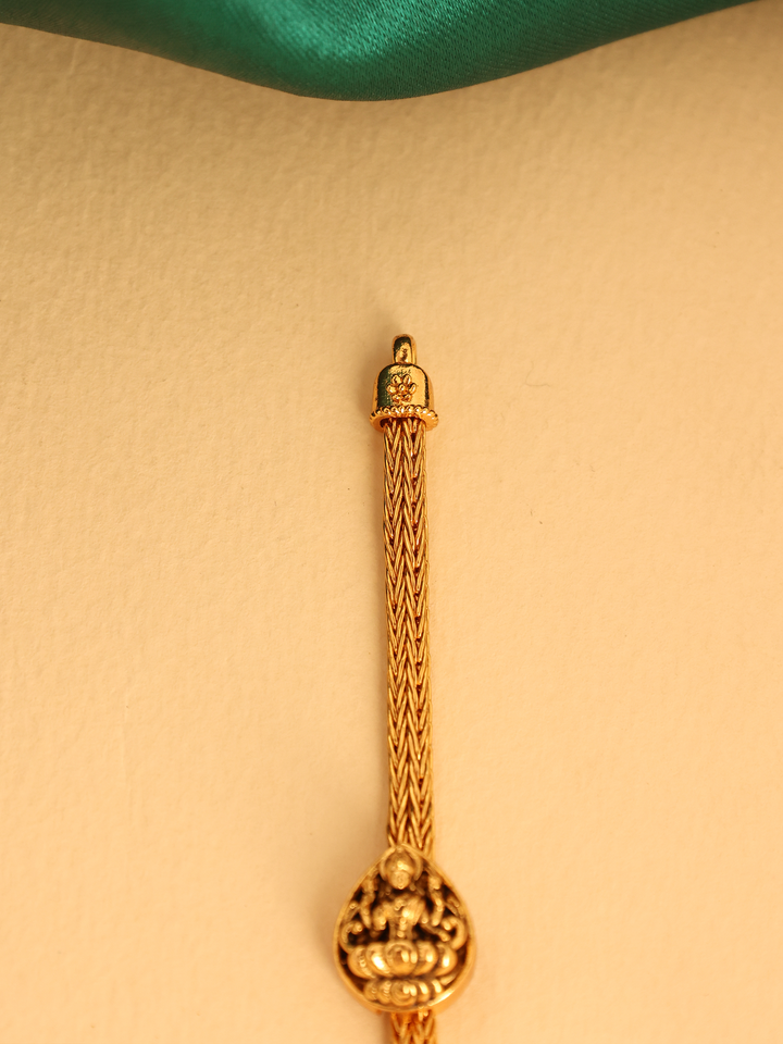 Pearl Drop with Lakshmi Antique Necklace