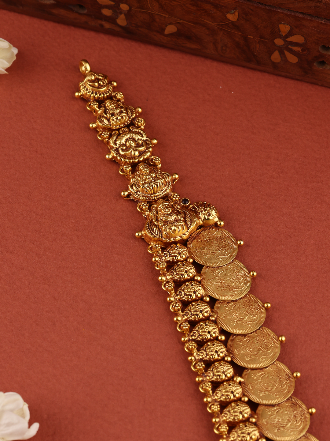 Traditional Lakshmi Kasu Mala
