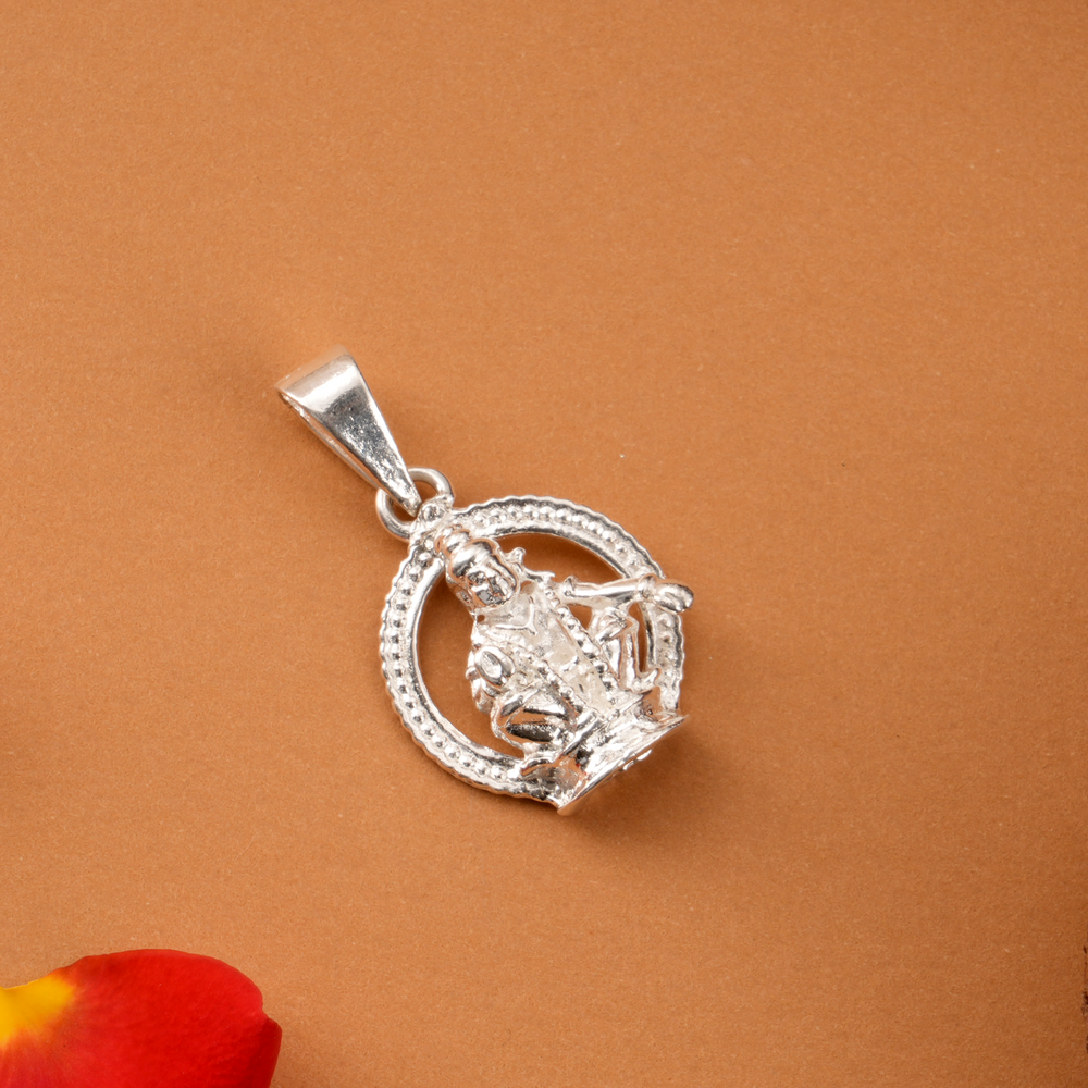 Traditional Silver Ayyappan Dollar