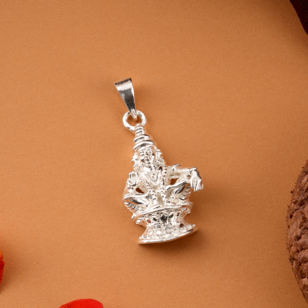 Blessed Aura Silver Ayyappan Dollar