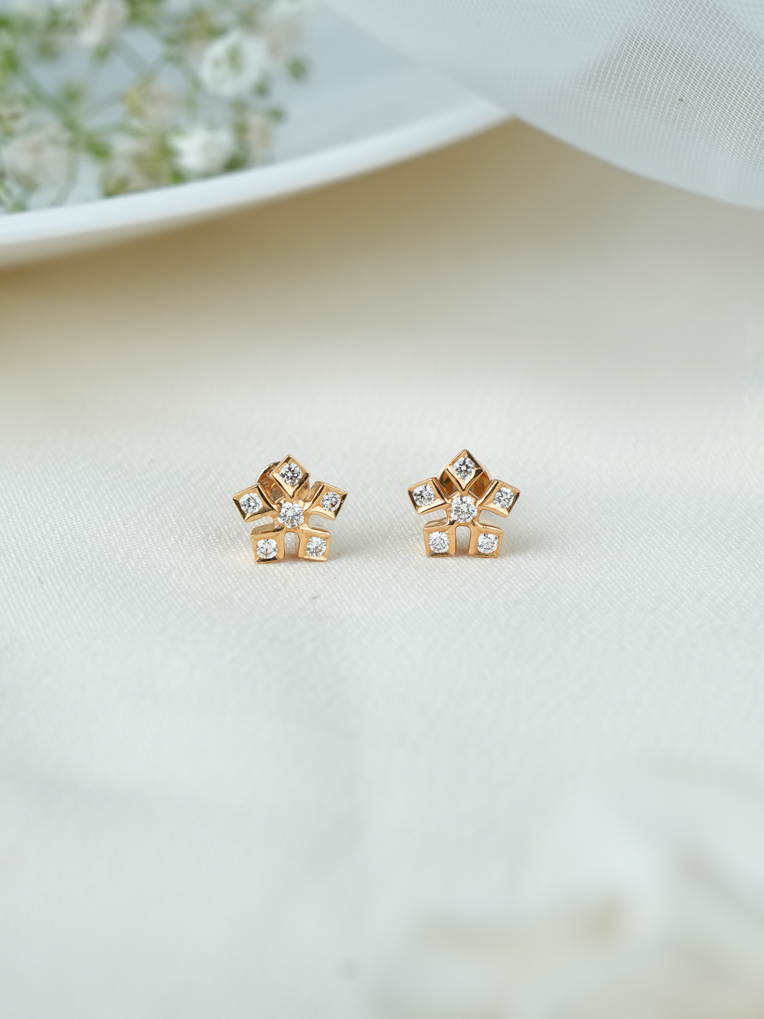 Starburst Diamond Stud