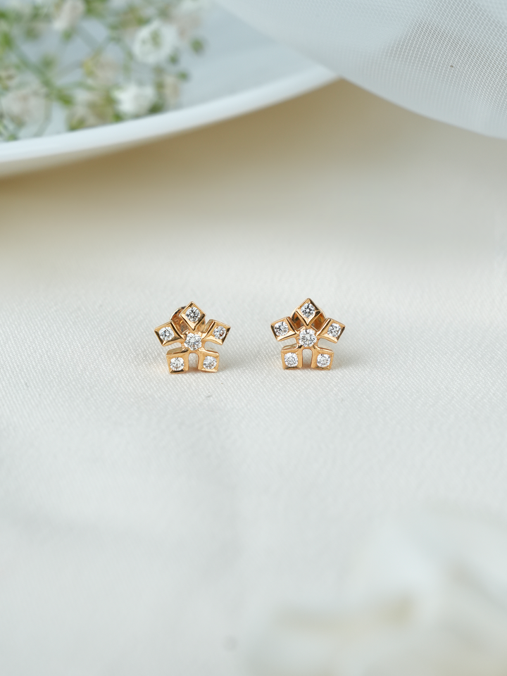 Starburst Diamond Stud