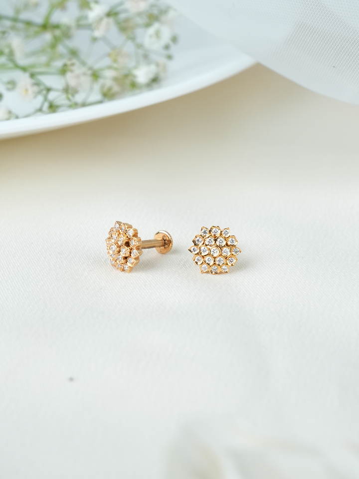 Dazzle Bloom Diamond Stud