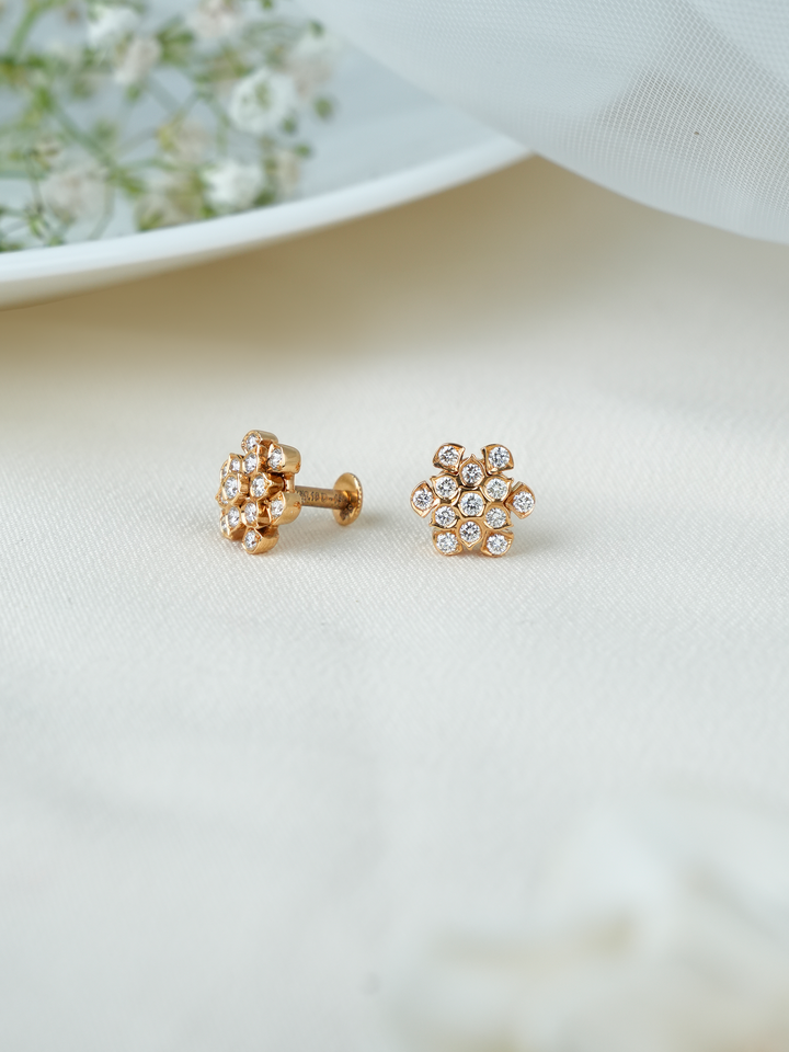 Bloom Glow Diamond Stud